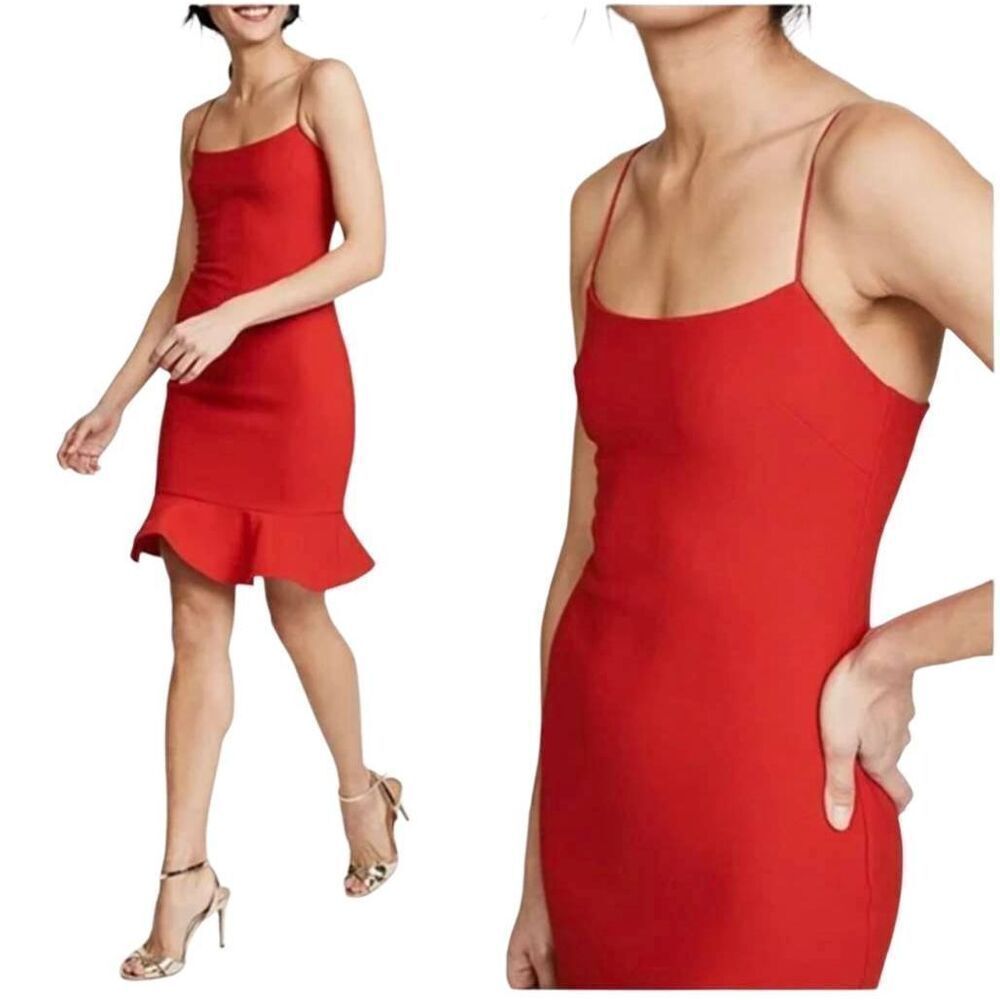 Revolve Likely banks red dress size 12